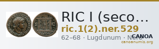 RIC I (second edition) Nero 529 — CANOA