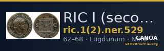 RIC I (second edition) Nero 529 — CANOA