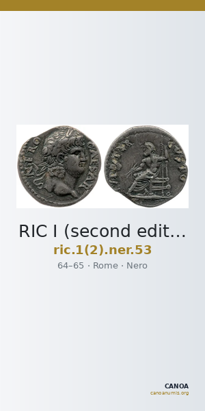 RIC I (second edition) Nero 53 — CANOA