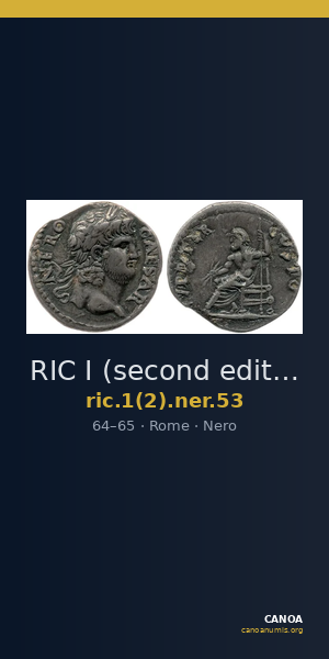 RIC I (second edition) Nero 53 — CANOA
