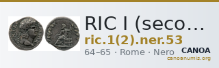 RIC I (second edition) Nero 53 — CANOA