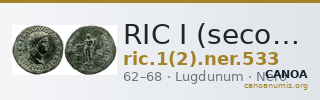RIC I (second edition) Nero 533 — CANOA