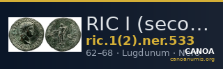 RIC I (second edition) Nero 533 — CANOA