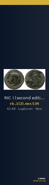 RIC I (second edition) Nero 534 — CANOA