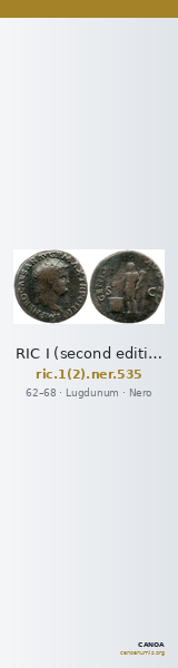 RIC I (second edition) Nero 535 — CANOA