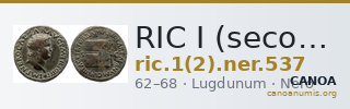 RIC I (second edition) Nero 537 — CANOA