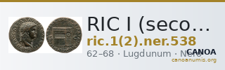 RIC I (second edition) Nero 538 — CANOA