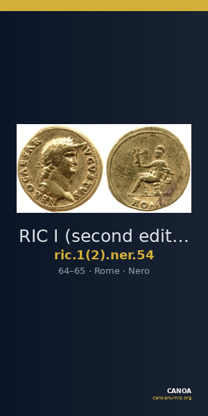RIC I (second edition) Nero 54 — CANOA