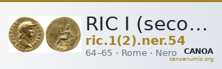 RIC I (second edition) Nero 54 — CANOA