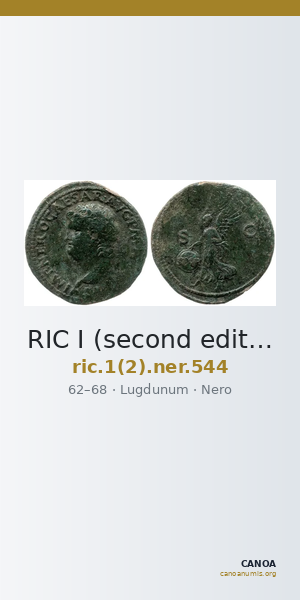 RIC I (second edition) Nero 544 — CANOA