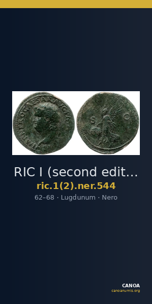 RIC I (second edition) Nero 544 — CANOA