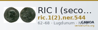 RIC I (second edition) Nero 544 — CANOA