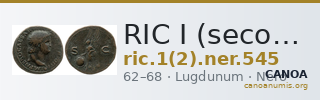 RIC I (second edition) Nero 545 — CANOA