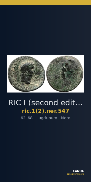RIC I (second edition) Nero 547 — CANOA