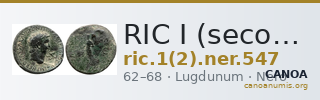 RIC I (second edition) Nero 547 — CANOA