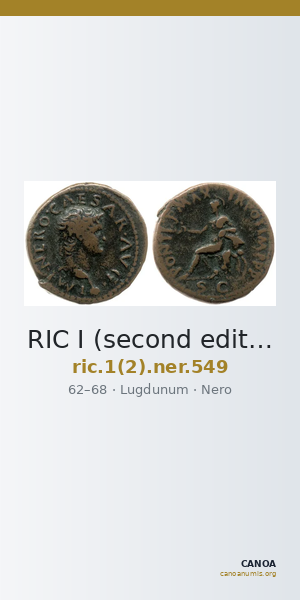 RIC I (second edition) Nero 549 — CANOA