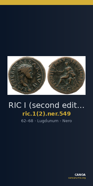 RIC I (second edition) Nero 549 — CANOA