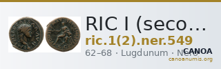 RIC I (second edition) Nero 549 — CANOA