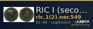 RIC I (second edition) Nero 549 — CANOA