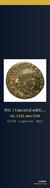 RIC I (second edition) Nero 554 — CANOA