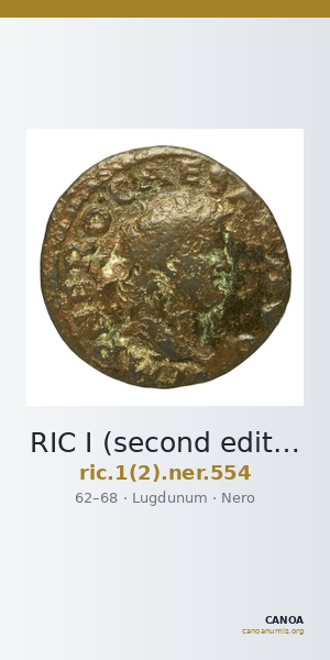 RIC I (second edition) Nero 554 — CANOA