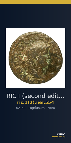 RIC I (second edition) Nero 554 — CANOA