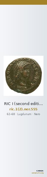 RIC I (second edition) Nero 555 — CANOA