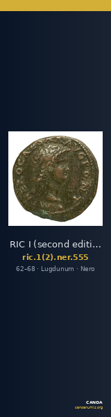 RIC I (second edition) Nero 555 — CANOA