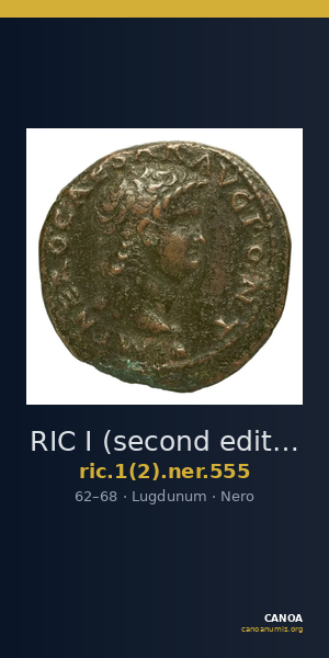 RIC I (second edition) Nero 555 — CANOA