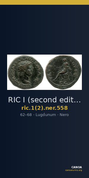 RIC I (second edition) Nero 558 — CANOA