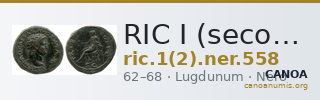 RIC I (second edition) Nero 558 — CANOA