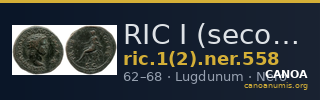 RIC I (second edition) Nero 558 — CANOA