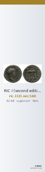 RIC I (second edition) Nero 560 — CANOA
