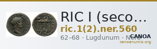 RIC I (second edition) Nero 560 — CANOA