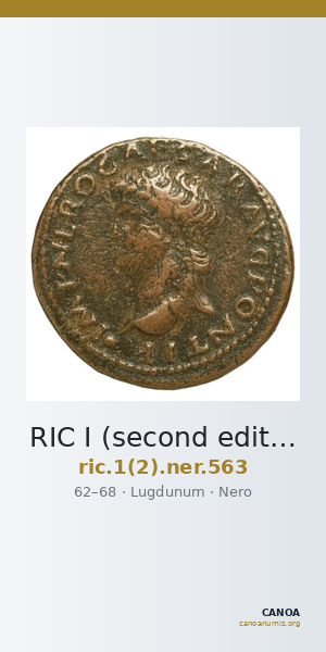 RIC I (second edition) Nero 563 — CANOA