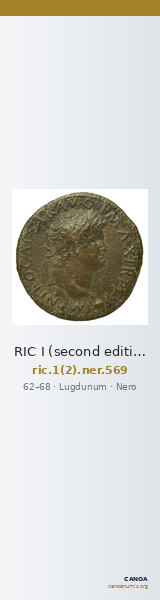 RIC I (second edition) Nero 569 — CANOA