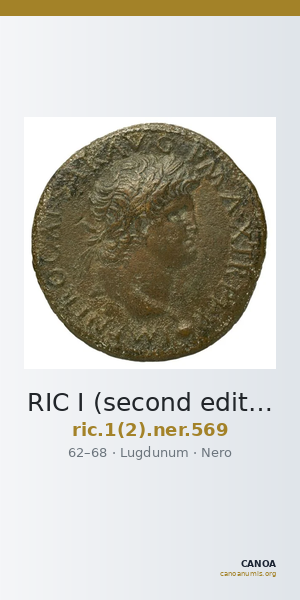 RIC I (second edition) Nero 569 — CANOA
