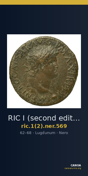RIC I (second edition) Nero 569 — CANOA