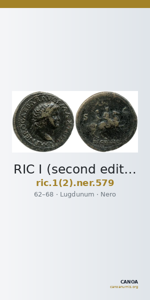 RIC I (second edition) Nero 579 — CANOA