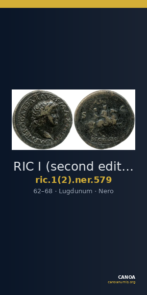 RIC I (second edition) Nero 579 — CANOA