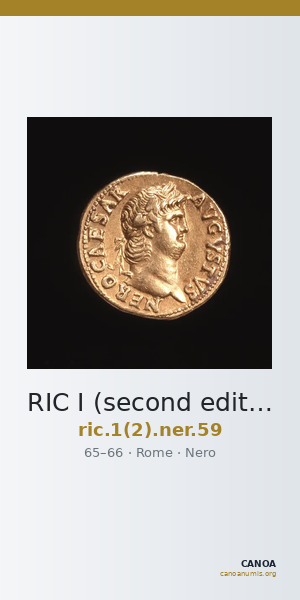 RIC I (second edition) Nero 59 — CANOA