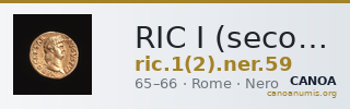 RIC I (second edition) Nero 59 — CANOA