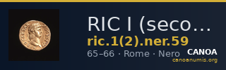 RIC I (second edition) Nero 59 — CANOA