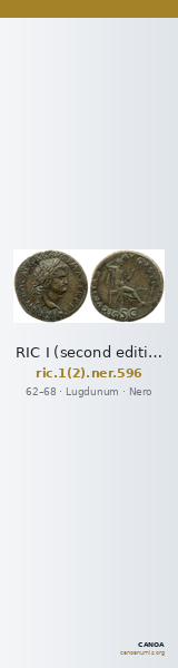 RIC I (second edition) Nero 596 — CANOA