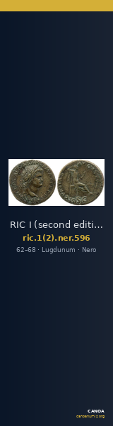 RIC I (second edition) Nero 596 — CANOA