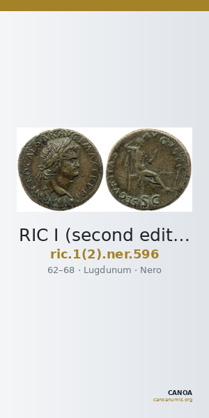 RIC I (second edition) Nero 596 — CANOA