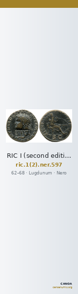 RIC I (second edition) Nero 597 — CANOA