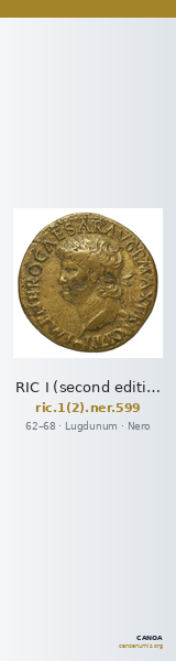 RIC I (second edition) Nero 599 — CANOA