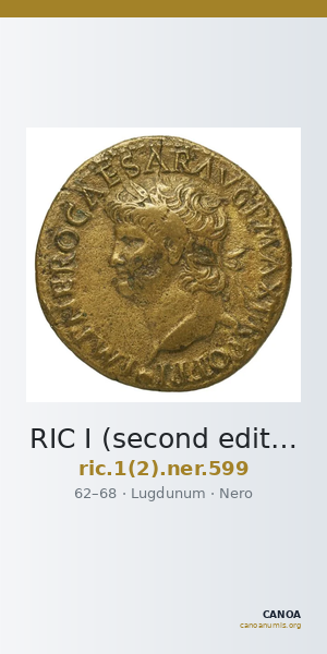 RIC I (second edition) Nero 599 — CANOA