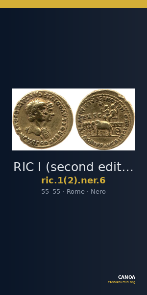 RIC I (second edition) Nero 6 — CANOA